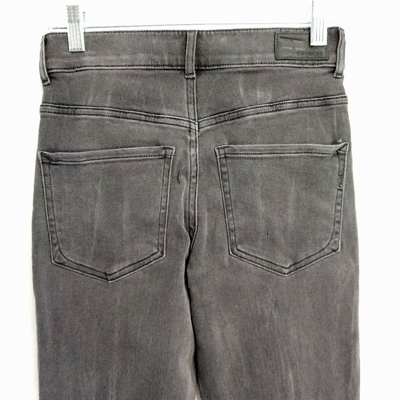 EXPRESS nwt Washed Out Zipper Front High Rise Super Skinny Jeans - Picture 3 of 5